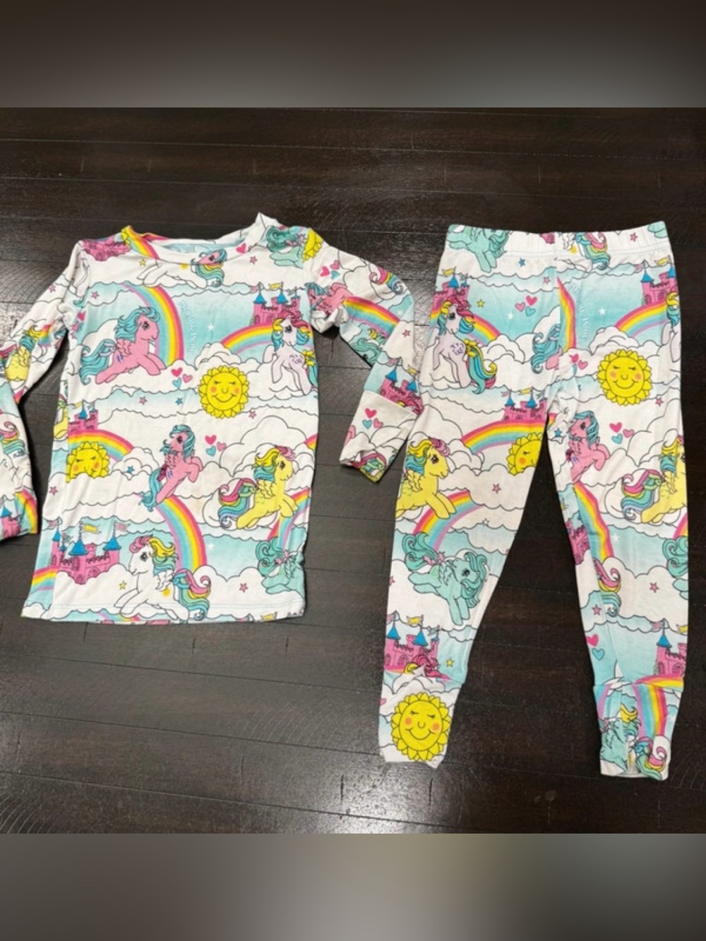 Bums & Roses My Little Pony Size 2T PJs